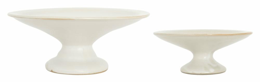 Apollo Footed Bowls – White  |  Trays