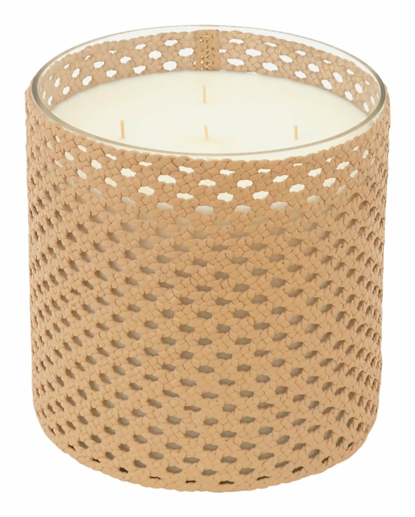 Beige Moroccan Oud Candle  |  Candles & Bath