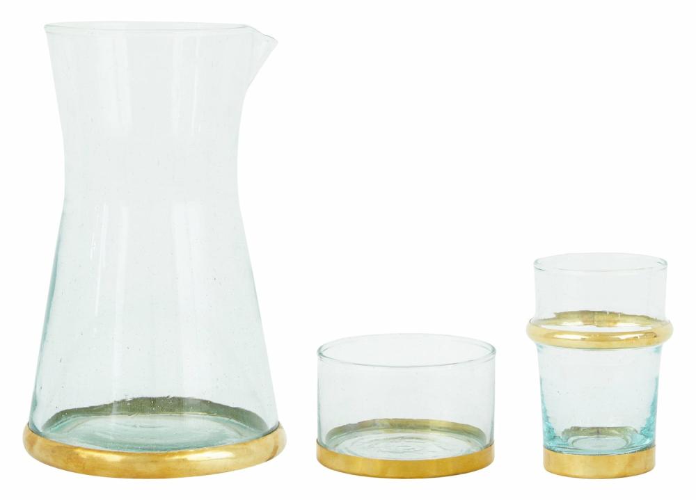 Beldi Brass Glassware  |  Tabletop