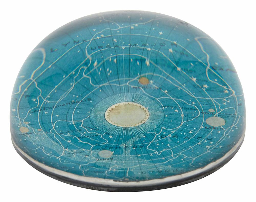 Blue Universe Paperweight  |  Desktop