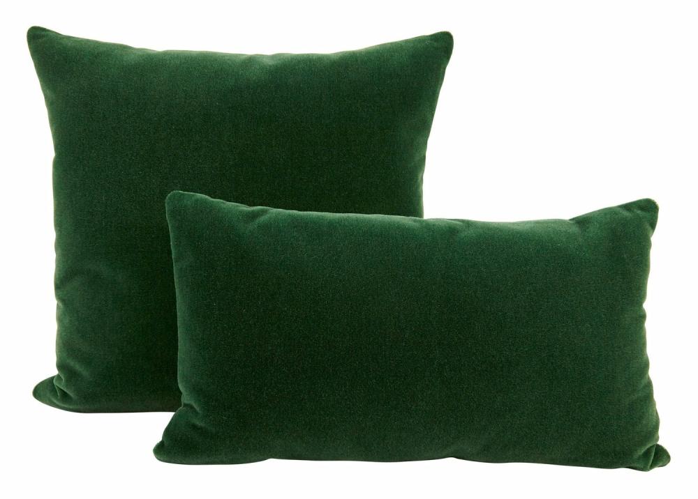 Emerald Mohair Pillows  |  Pillows