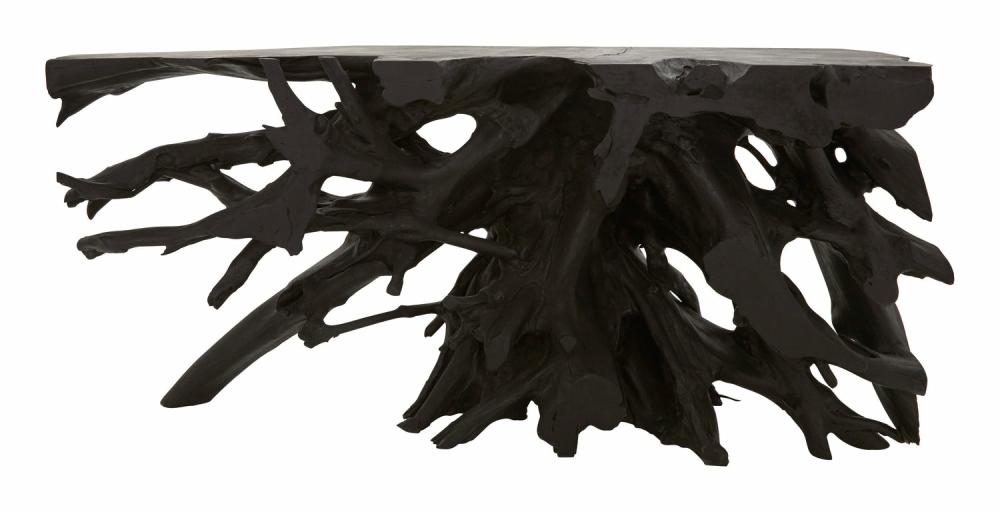 Large Matte Black Root Console  |  Tables