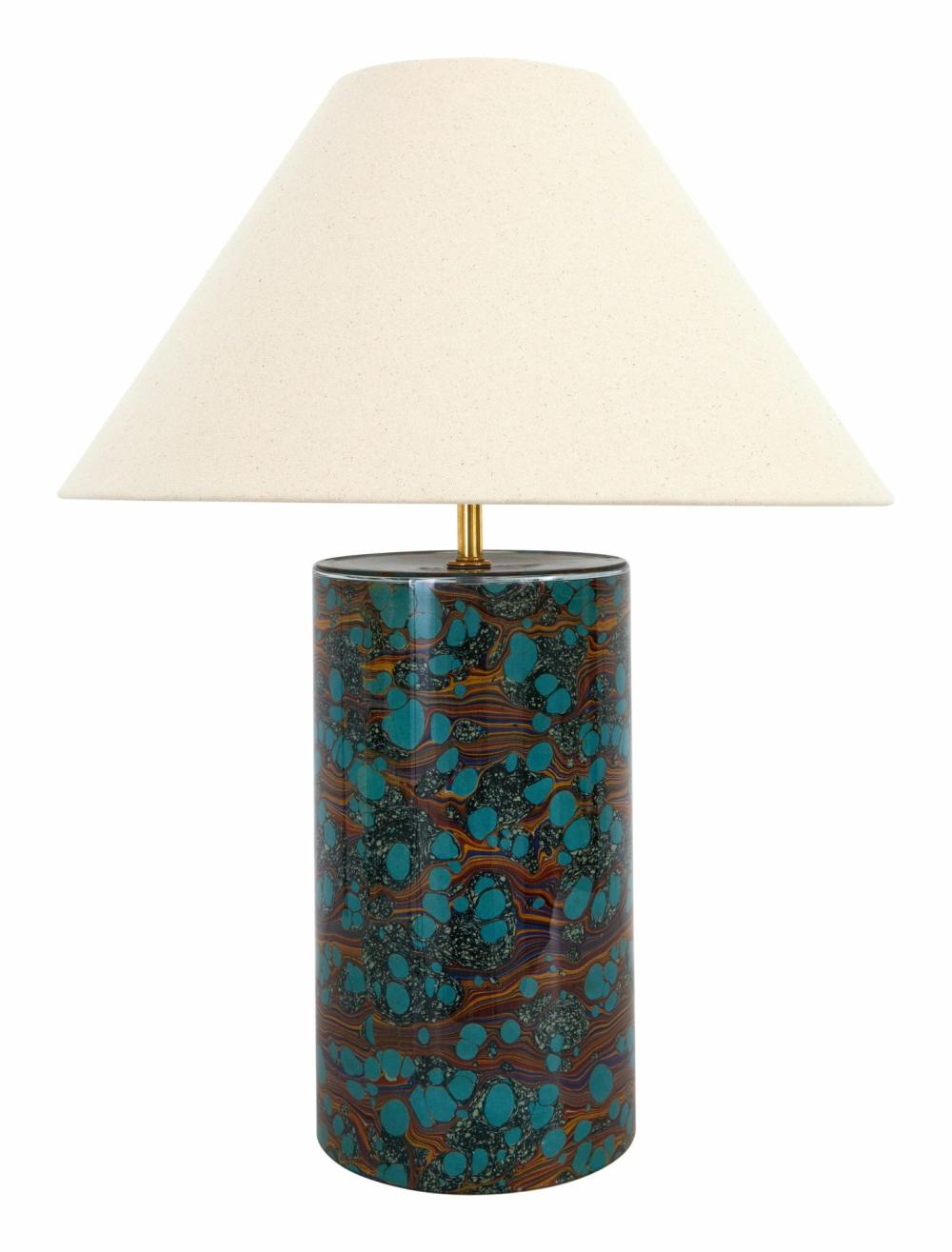 Marbleized Table Lamp  |  Table Lamps