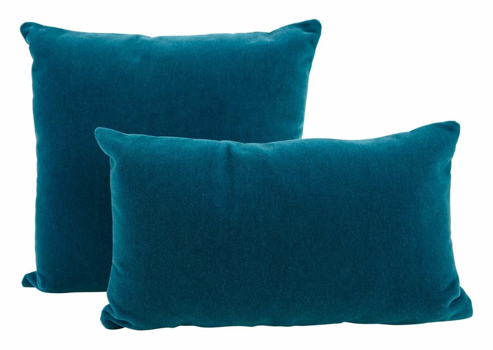 Peacock Mohair Pillows  |  Pillows