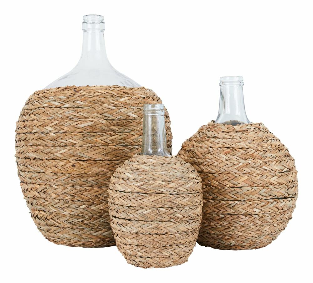 Seagrass Bottles  |  Vases