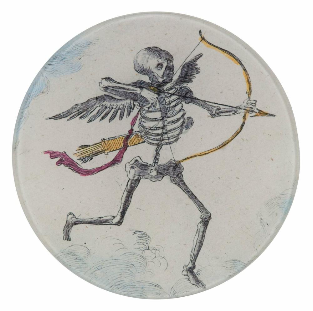 Skeleton With Arrow Plate  |  Trays