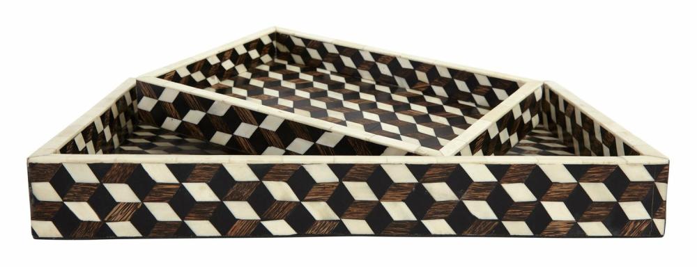 Tumbling Block Trays  |  Trays