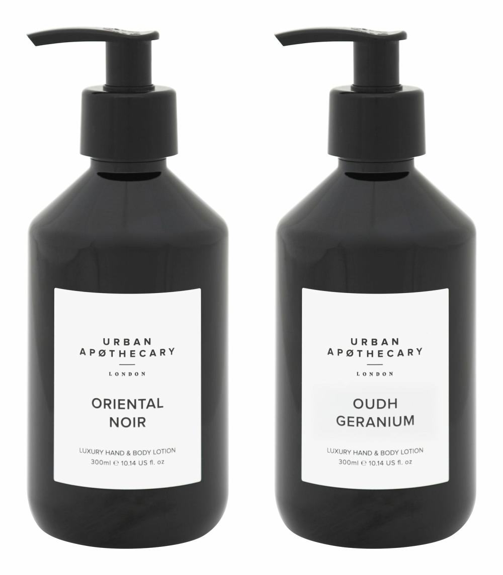 Urban Apothecary Hand & Body Lotions  |  Candles & Bath