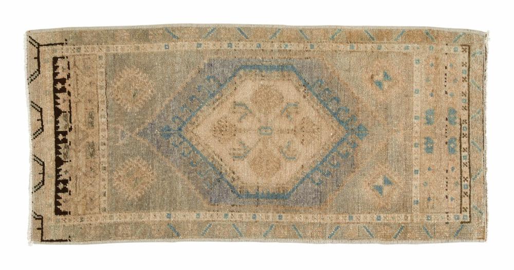 Vintage Oushak Rug – 3’1″ X 1’6″  |  One-Of-A-Kind Rugs