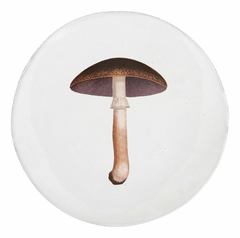 Astier De Villatte Mauve Champignon Plate  |  Tabletop