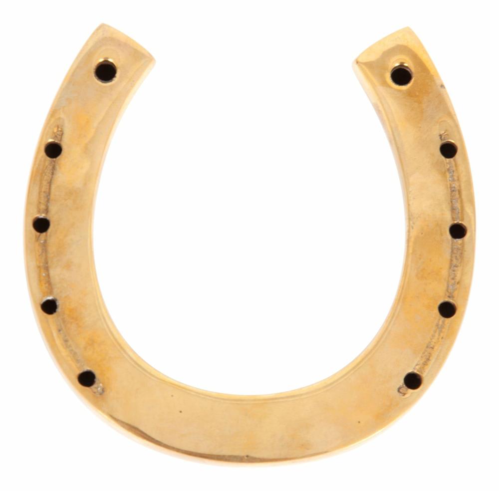 Brass Lucky Horseshoe  |  Desktop