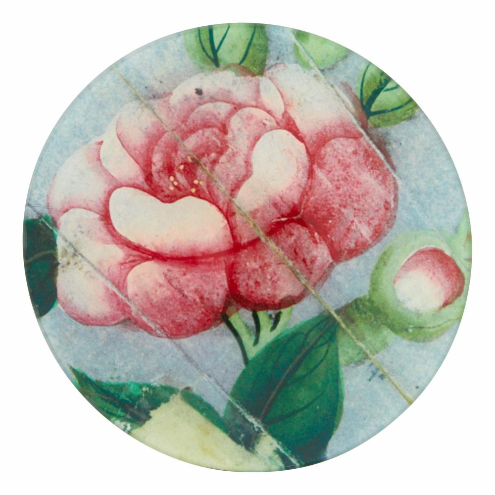 Fan Rose Plate  |  Objects & Accents